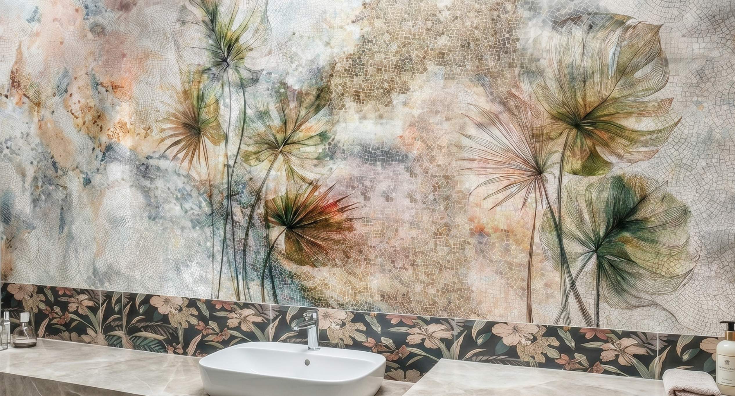Stunning wallpaper for toilet